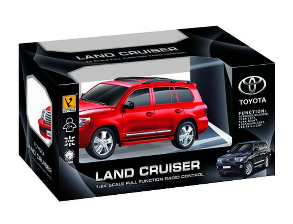 Doyusha 1/24 Toyota Land Cruiser Красный Электрический Радиоуправляемый 30667