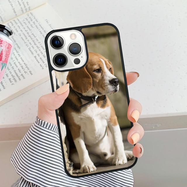 Милый телефонный чехол с собакой Бигль Для Для iPhone 17 Air 16 15 11 12 13 14 Pro Max Plus coque