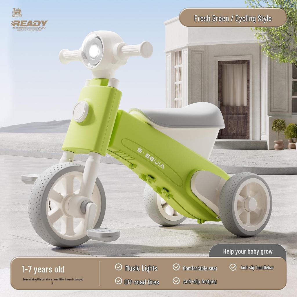 2025 Electric Balance Bike for Toddlers: 1-3 Years, Three-Wheeled, Entry-Level Scooter