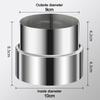 Stainless Steel Ventilation Pipe Fittings Multiple Sizes Ducting Connector