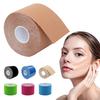 1 рулон Пластырь для подтяжки лица Водонепроницаемый Дышащий Разглаживание морщин Антивозрастной Пластырь для укрепления кожи Эластичный Пластырь для подтяжки обвисшей кожи