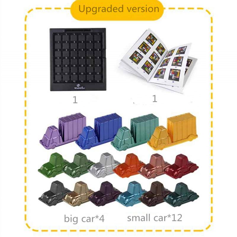 Логическая игра «Час пик», пробка, детский автомобильный набор, настольная игра «Логическое мышление и рассуждения».