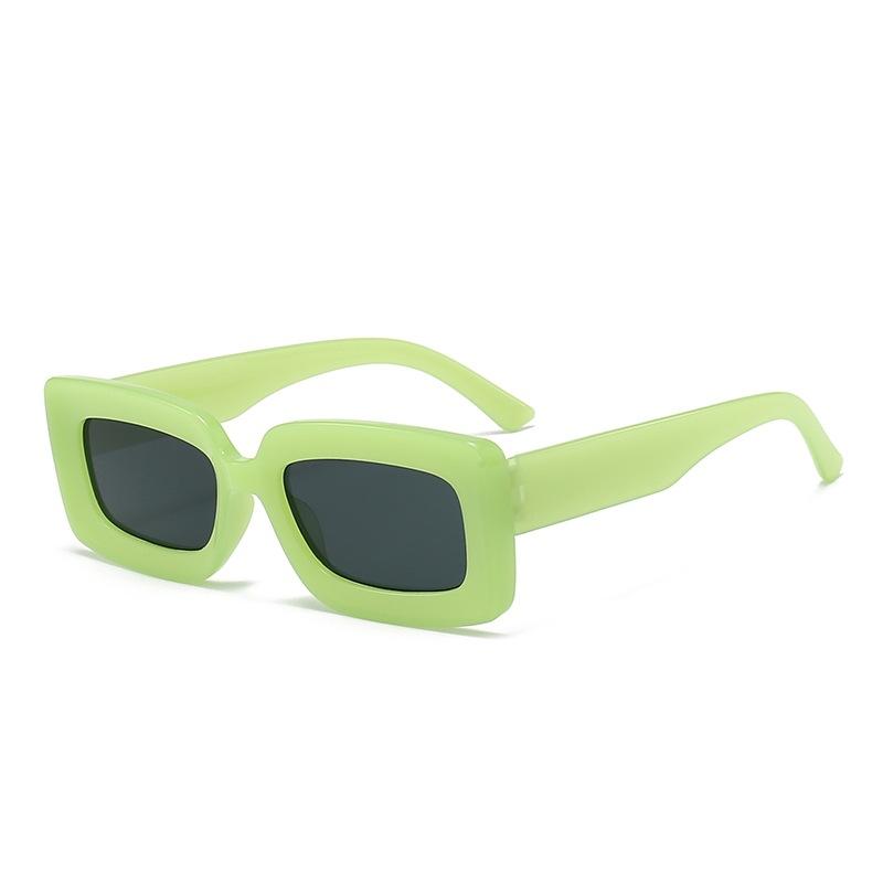 Candy Color Square Frame Sunglasses 2024 New Arrival Vintage UV Protection Sunglasses For Women Men European American Fashion Outdoor Sun Glasses
