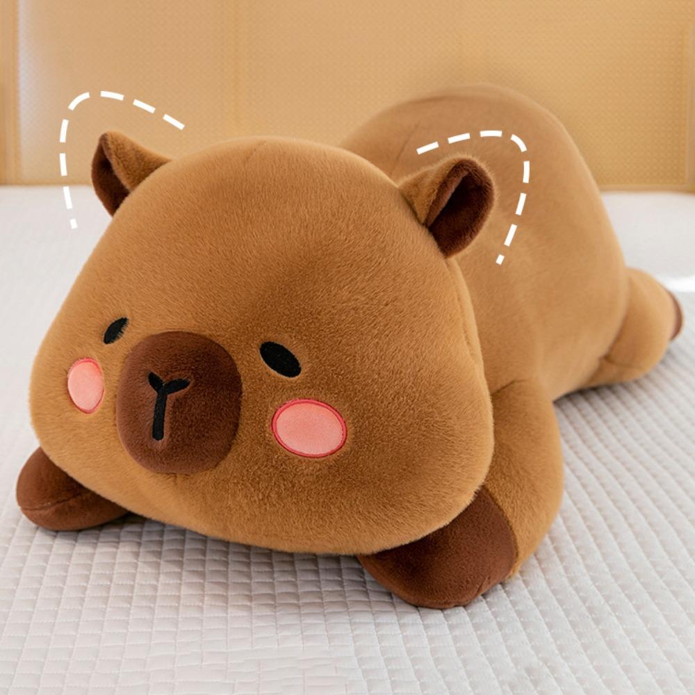 Мягкая плюшевая кукла капибара, подушка, чучело капибары, плюшевая игрушка капибара, подарок на день рождения для детей