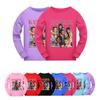 5303 Детская футболка с длинными рукавами и принтом KATSEYE для девочек