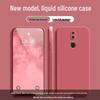Простой чехол-бампер OPPO F11 с однотонным дизайном, жидкий, полное покрытие, защита от падений