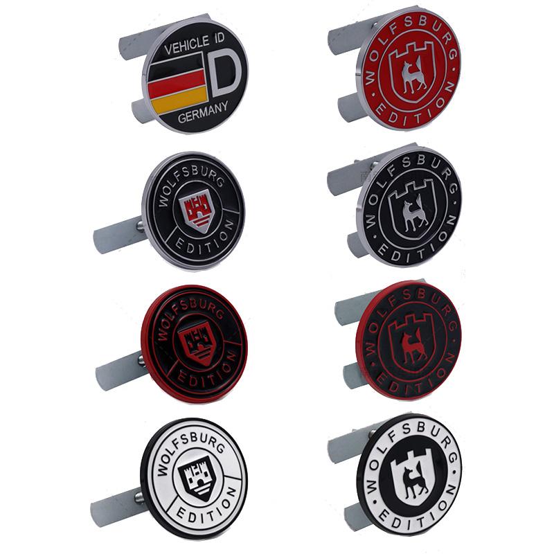 3D Metal Germany Wolfsburg Edition Logo Emblem Car Rear Trunk Sticker Front Grill Badge For VW GTI Golf 2 3 4 5 6 7 MK2 MK3 MK4 AY5
