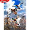 5d комплект алмазной живописи животное полная дрель квадратная алмазная художественная вышивка утка