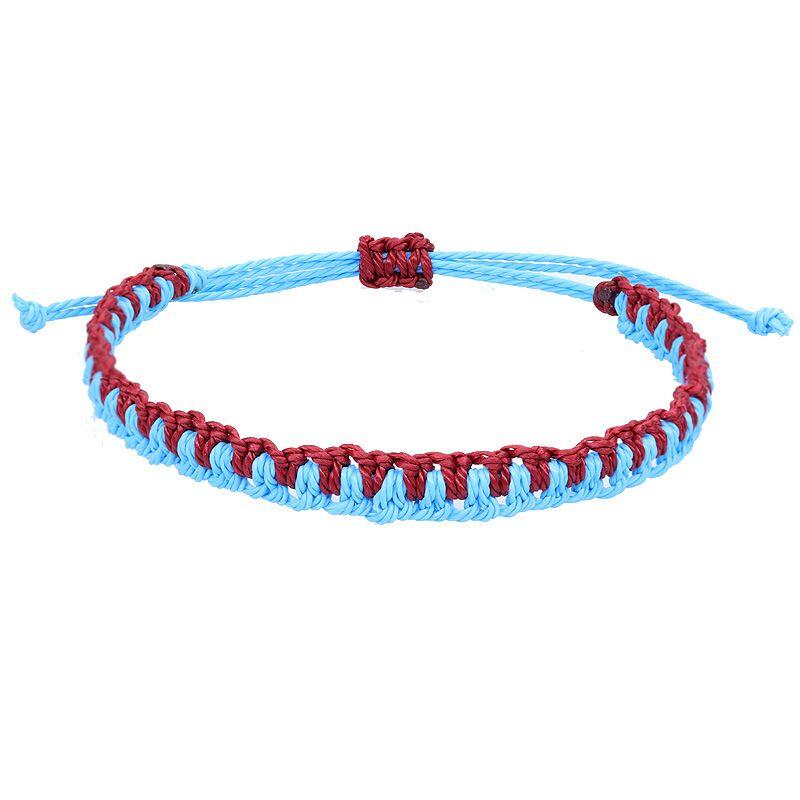 Colorful Woven Rope String Bracelet Boho Yoga Handmade Chic Friendship Bracelet for Men Women Child Lucky