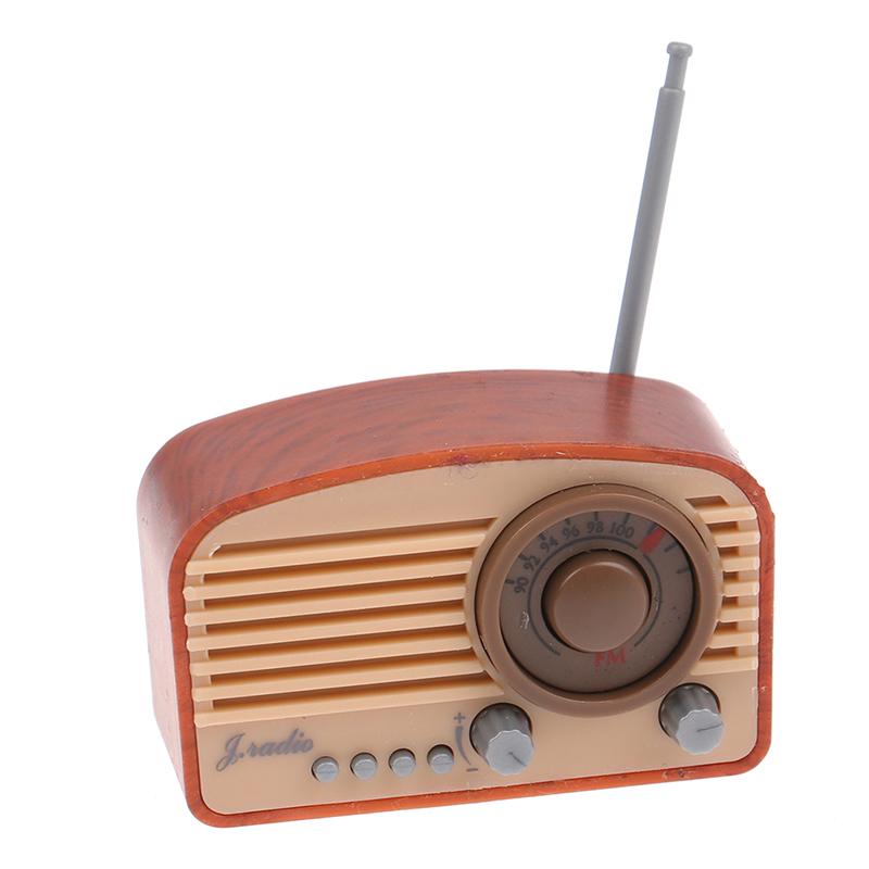 1шт 1:12 кукольных домиков миниатюрная имитация мини-радио модель аксессуары для самостоятельного изготовления игрушки