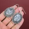 Серьги из яшмы Pinolith, драгоценные камни, серьги из стерлингового серебра 925 пробы, настоящие ювелирные изделия из яшмы Pinolith, дизайнерские серьги ручной работы, подарки для мамы