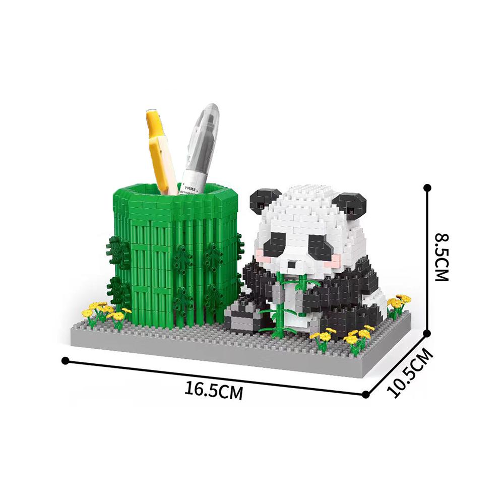 Модель подставки для ручек капибары, микро-мини строительные блоки - Идеально для любителей DIY, образовательная и декоративная игрушка для столов