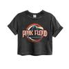 Womens/Ladies On The Run Pink Floyd Crop T-Shirt