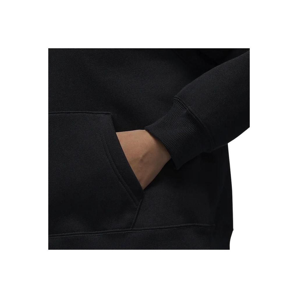 Jordan Толстовка с капюшоном из флиса с буквенным принтом X PSG Paris Saint-Germain - Женская толстовка с капюшоном Brooklyn SS24, черная FN5177-010