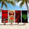 Rock Band S-Slipknot Полотенце Пляжное Полотенце Дорожное Легкое Приятное для Кожи Для Бассейна Пляжа Кемпинга Круиза Лето
