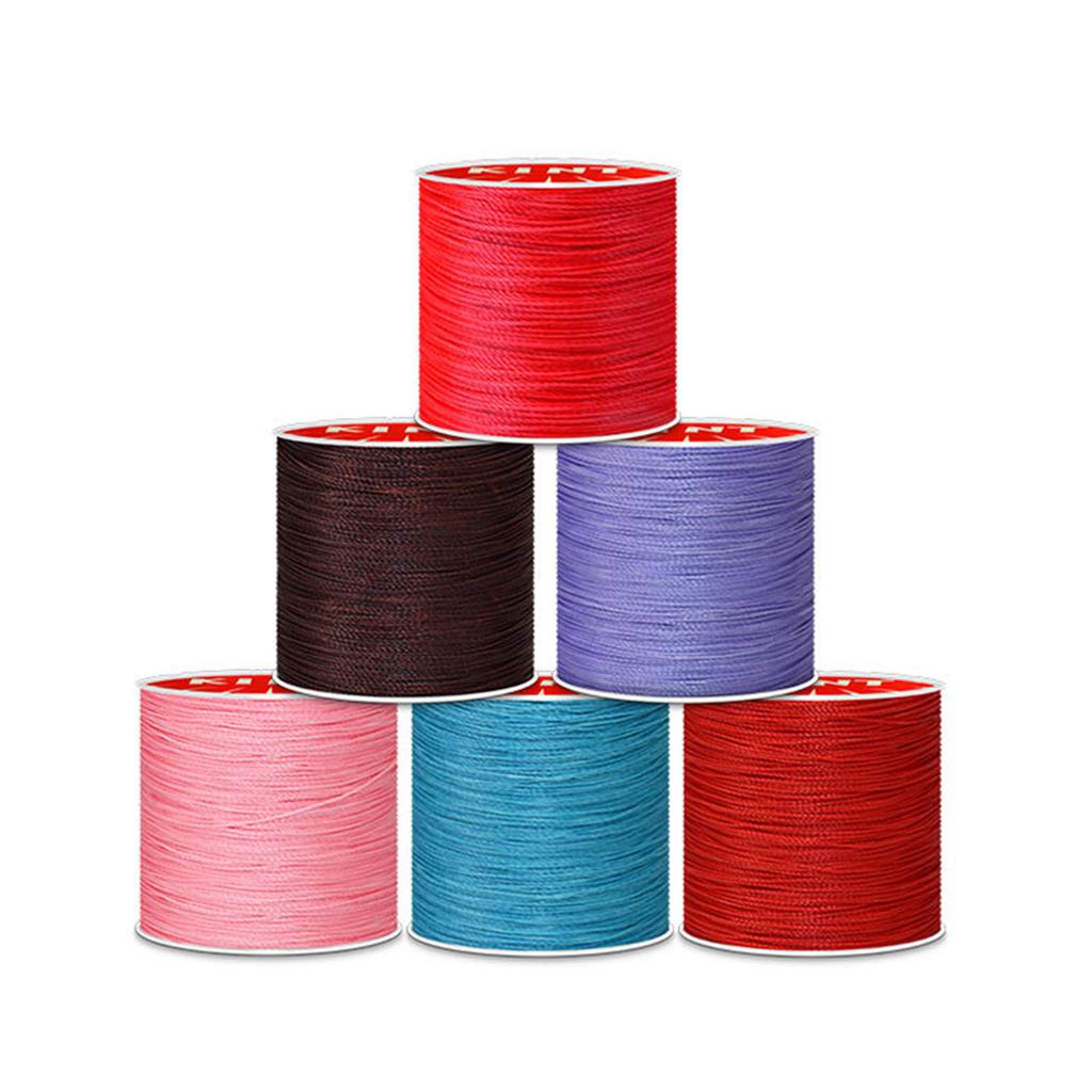 Вощёный шнур для рукоделия Вощёная нить Вощёная полиэстеровая нить 0,45/0,5/0,6 мм Швейная нить Шнур для изготовления ювелирных изделий, браслетов