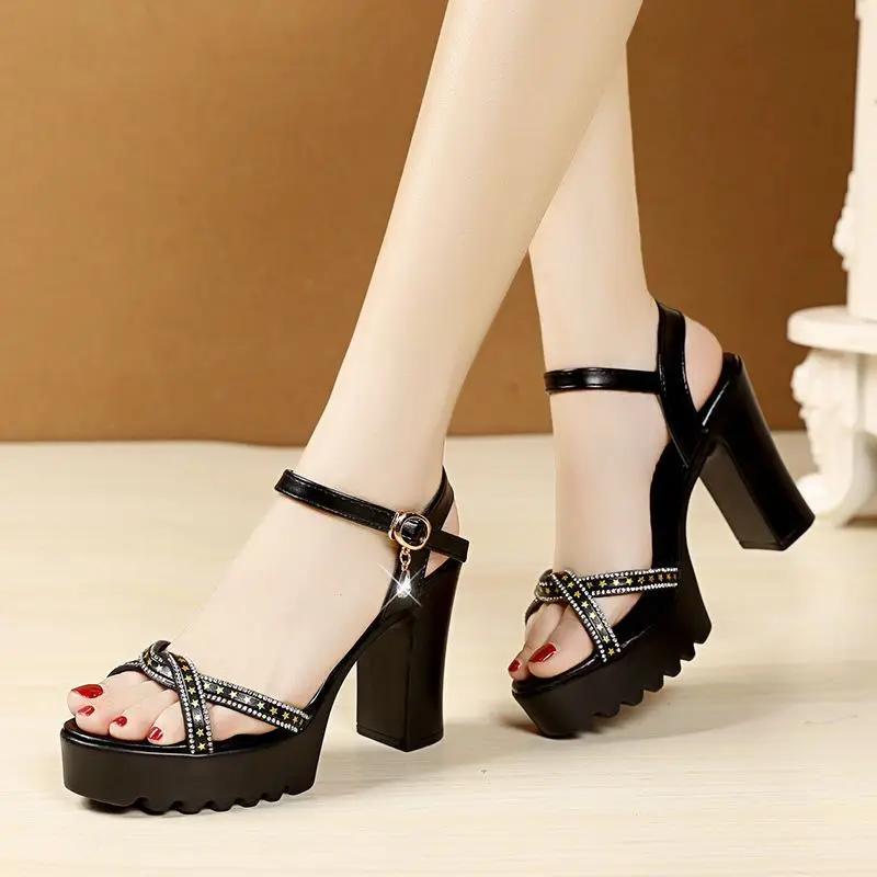 Wedge With Platform Waterproof Open Toe Sandals for Women 2025 Trend High Quality Shoe New Breathable Fashion Woman Shoes Sales