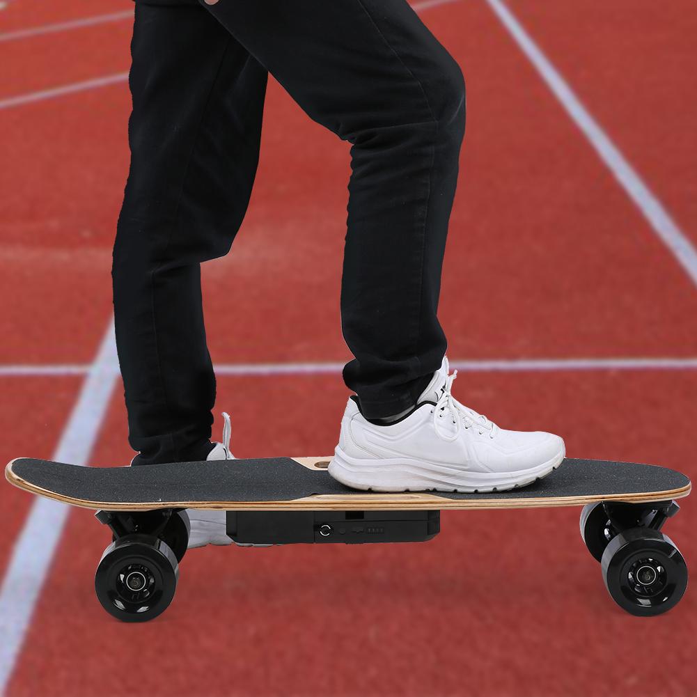 8-слойная дека из клена Устойчивость к коррозии Портативный Съемный Двойной привод Четыре колеса Электросамокат