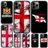 Чехол для телефона с флагом Грузии для iPhone 17 Air 16 15 14 13 12 11 Pro Max Plus Max Cover Shell coque