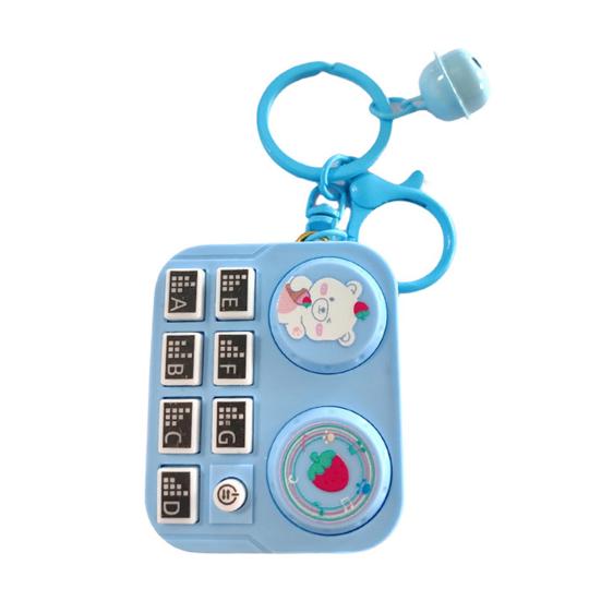 Мини-пульт управления DJ, игровая консоль с музыкальным светом, портативная, дорожная, на батарейках, для детей, подростков и взрослых, обучающая, игрушка-брелок для диджеинга