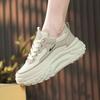 Обувь для папы, женская обувь, весна и осень, новая универсальная, студенческая, белая, легкая, дышащая, на платформе, спортивная, для отдыха