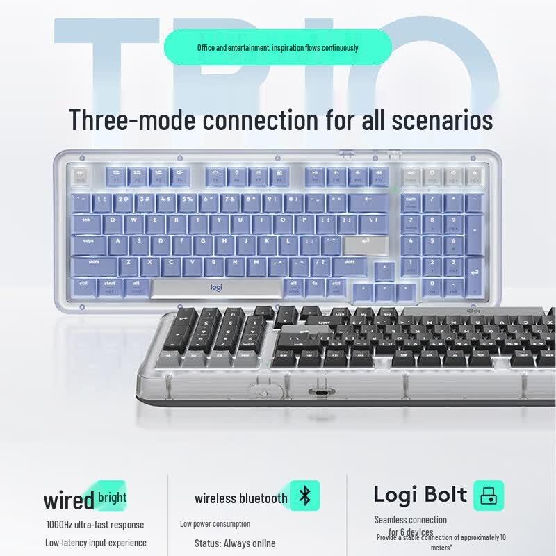Logitech ALTO KEYS K98M Plus Кастомная Беспроводная Механическая Клавиатура