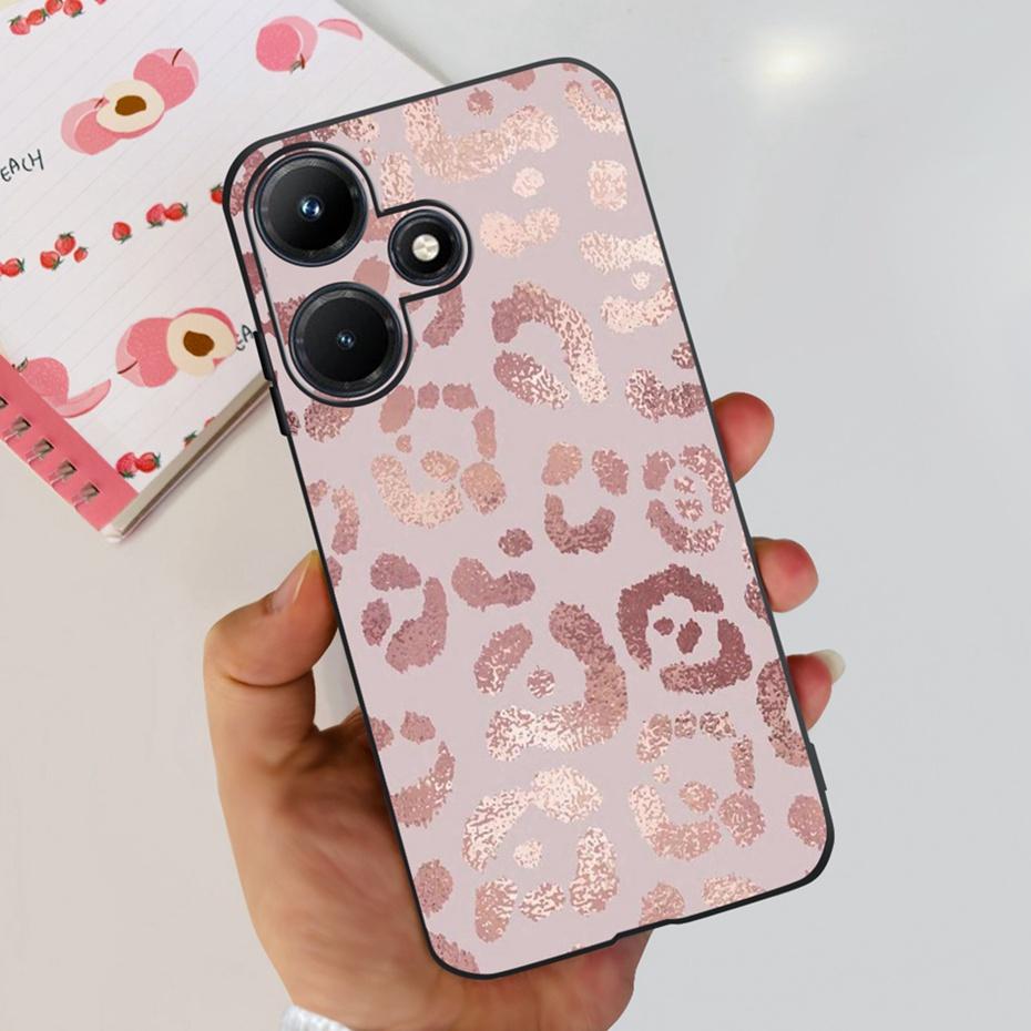 Милый Чехол Для Телефона Для Infinix Hot 30i Hot30 30 Play NFC 2023 Мягкий Силиконовый ТПУ Задняя Крышка Для Infinix Hot30i Hot 30 30Play
