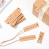 Ornament Party Supplies Kraft Paper Handmade With Love Thank You Hanging Tags “Merci” Labels