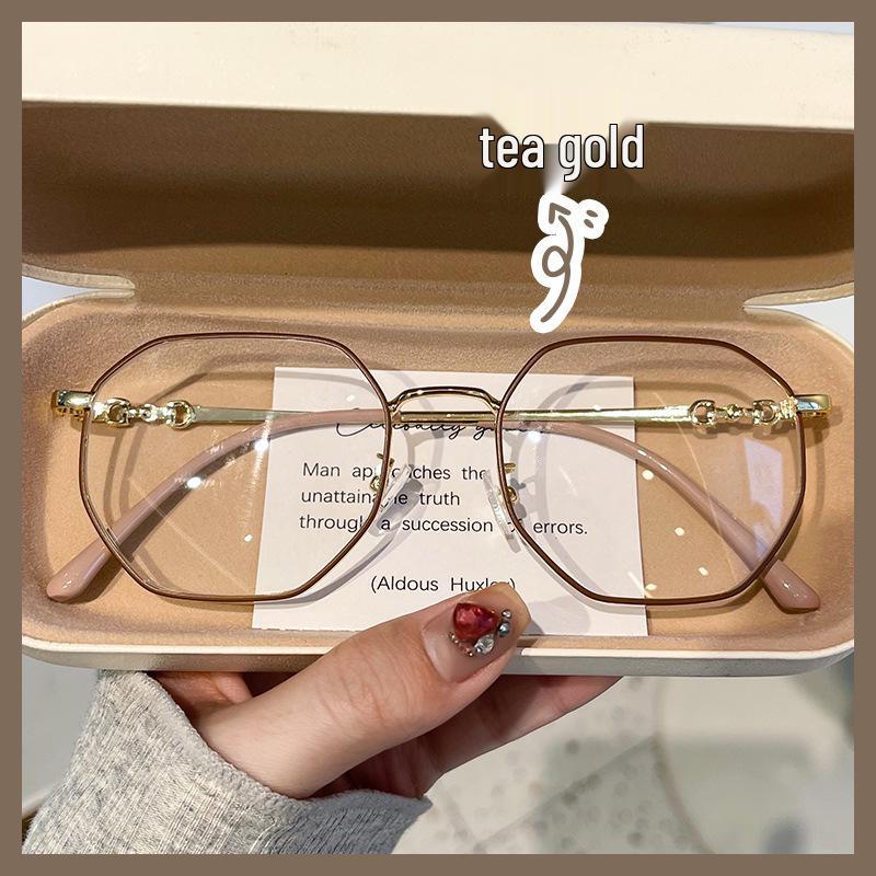 Korean Style Anti-Blue Light Glasses Frame, Unisex Trendy Design for Smaller Faces, Student Style
