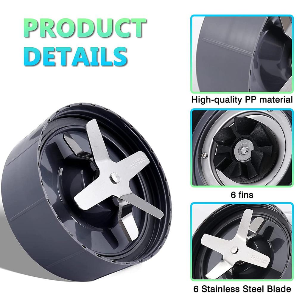 Запасные части для блендеров NutriBullet 600 Вт/900 Вт/PRO - лезвие экстрактора и огромные чашки объемом 32 унции и огромные чашки объемом 24 унции