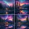 Diamond Painting Scenery Full Drill Square Diamond Embroidery Picture Beading Diamond Mosaic Cross Stitch Kits Beadwork