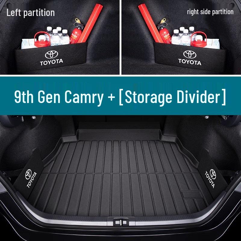 Коврик в багажник Toyota Camry для старых моделей (6-й-9-й Поколения) - Водонепроницаемый коврик в задний кофр