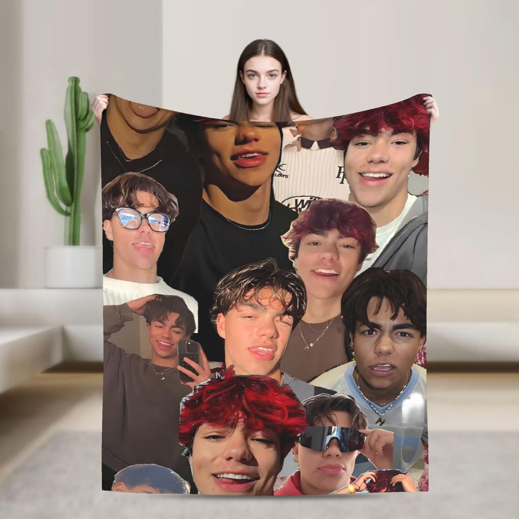 Popular Malachi Barton Tour Blanket Soft Warm Fluffy Plush Throw Blanket For Couch Chair Sofa Bed Flannel Bedspread Bed Cover