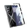 GKK Роскошный чехол с покрытием Super X для Samsung Galaxy Z Fold 7 6 Внешний экран Стекло Пластик Жесткая задняя крышка для чехла Galaxy Z Fold7
