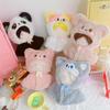 Hairy Cartoon Animal Shawl 10CM Doll Clothes Gift Doll Plush Cloak
