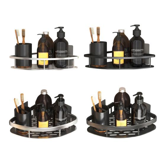 Алюминиевый стеллаж для хранения с модернизированным металлическим каркасом, передним ограждением, простая установка, полое