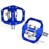 BUCKLOS MTB Pedal for SPD System Bicycle Mixed Pedal Mountain Bike Self-locking Pedals Aluminum Alloy MTB Bike Clipless Pedals