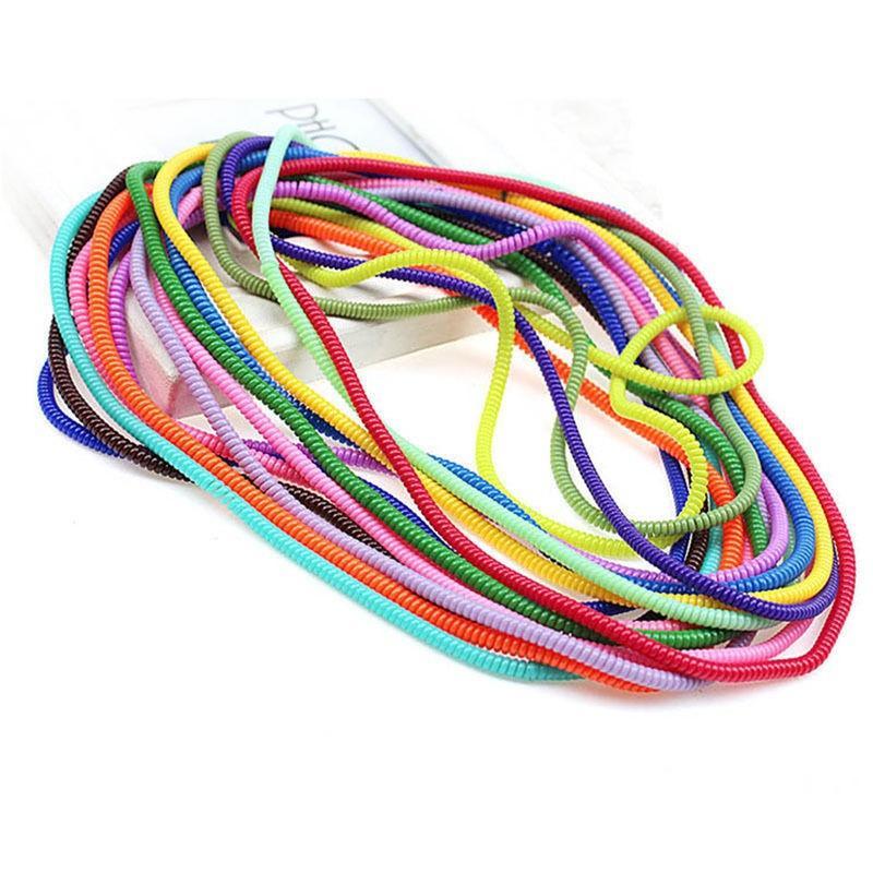 Защитная крышка для синхронизации, аксессуары для передачи данных, чехол для USB-кабеля, пружинный телефон, 1 шт., защитная пружина, уникальная