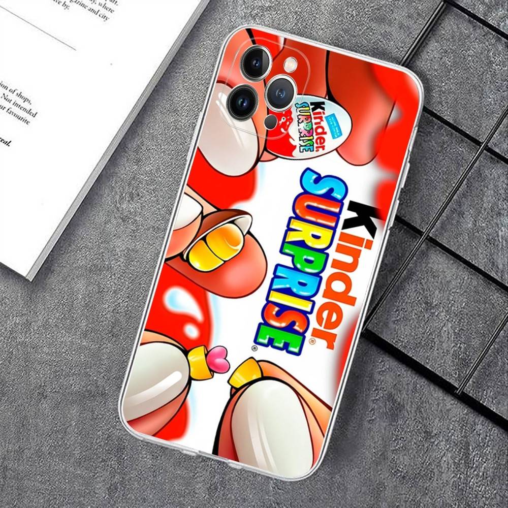 Чехол-футляр для телефона KINDER JOY с сюрпризом Trolly Egg для IPhone 17 16 15 14 13 12 11 Pro XS Max Plus Мягкий силиконовый чехол
