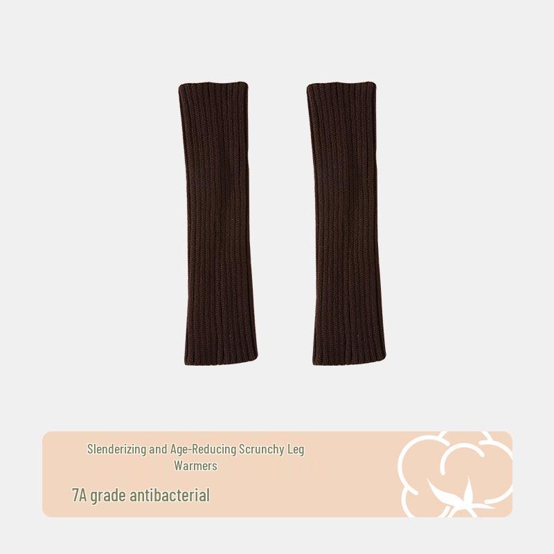 Серые женские вязаные гетры с присборенным верхом, весенне-осенний стиль, длинные носки, Y2K гольфы до икры для туфель Мэри Джейн.