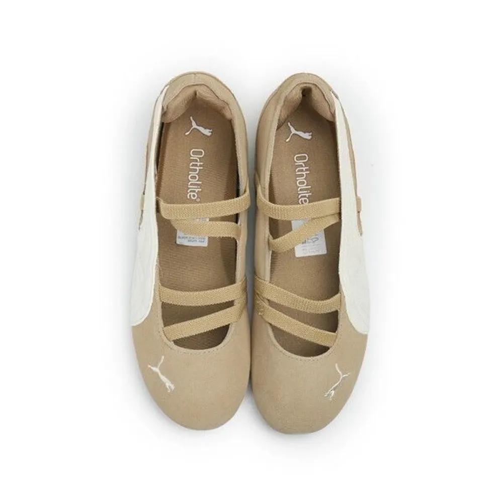 Puma W Speedcat Балетная замша Загар Теплый белый 406758-01