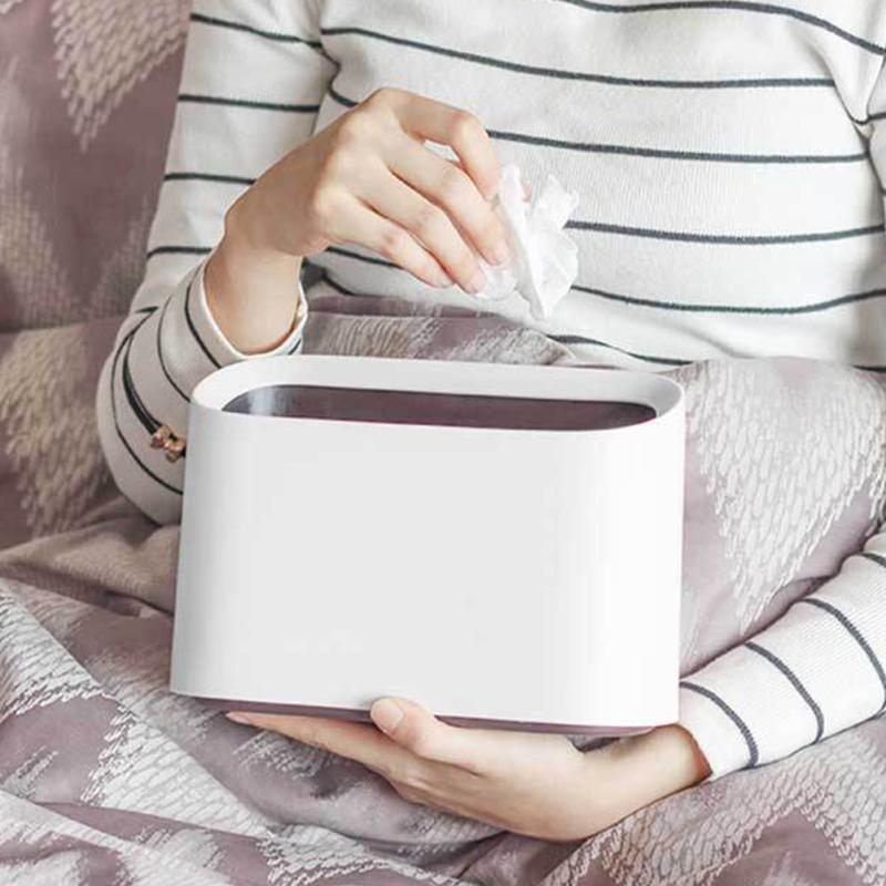 Мини мусорные баки для офисных прилавков, мусорные баки для стола, овальные мусорные корзины, мусорное ведро, небольшое мусорное ведро из полипропилена для спальни
