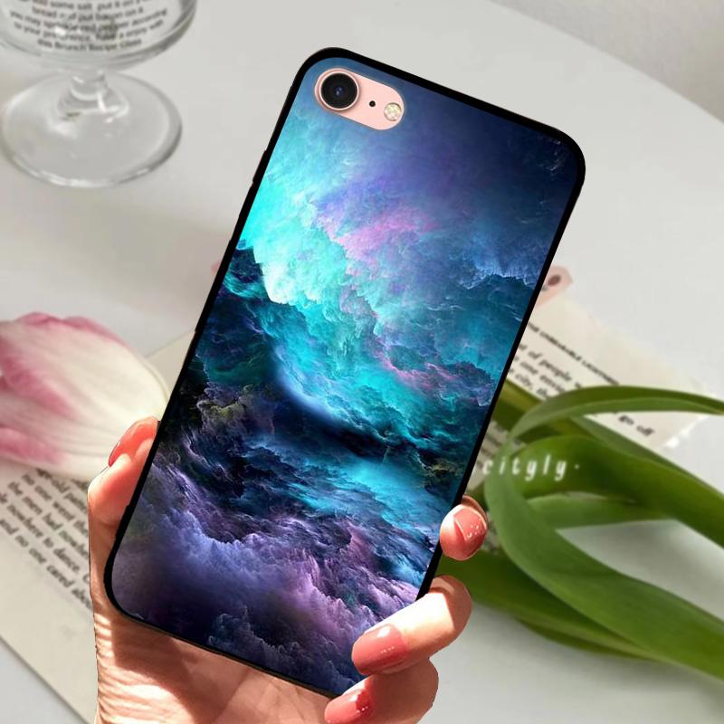 Чехол для iPhone 6S 6 Силиконовый Мягкий Задний Чехол для Телефона Для iPhone 7 7Plus 6 6S Plus Силиконовые Чехлы Для iPhone 8 8 Plus Fundas Бампер