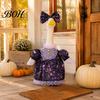 Seasonal Porch Goose Clothing 1 Set Christmas Outfit, Festive Dress with Hat, Winter Decor Accessories Fall Holiday Costume for 23 Inch Statue, Garden