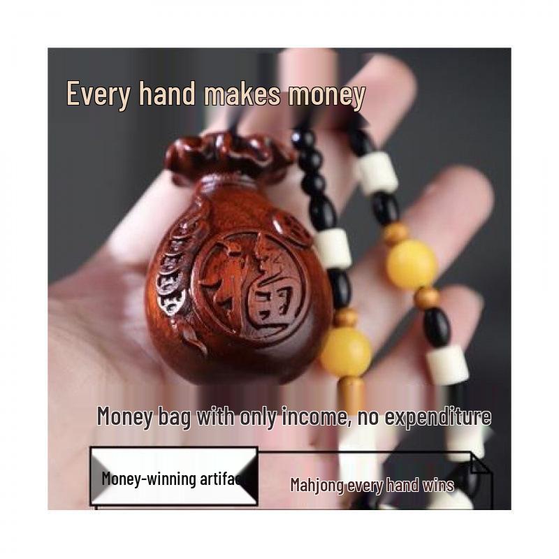 Sandalwood Mini Teapot Ornament: Portable Cultural Craft