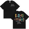 Тур Футболка Мужская Женская Рэпер Eladio Carrion Обложка Альбома Винтажная 90-е Хип-Хоп Уличные Футболки Повседневная Свободная Оверсайз Футболка