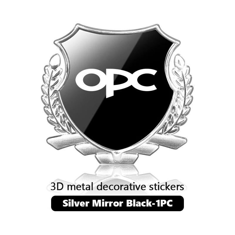 AAHK1 3D Metal Wheat Ears Car Body Decoration Sticker Badge Emblem For Opel Mokka Astra H K J G Corsa D E Vectra C B Insignia