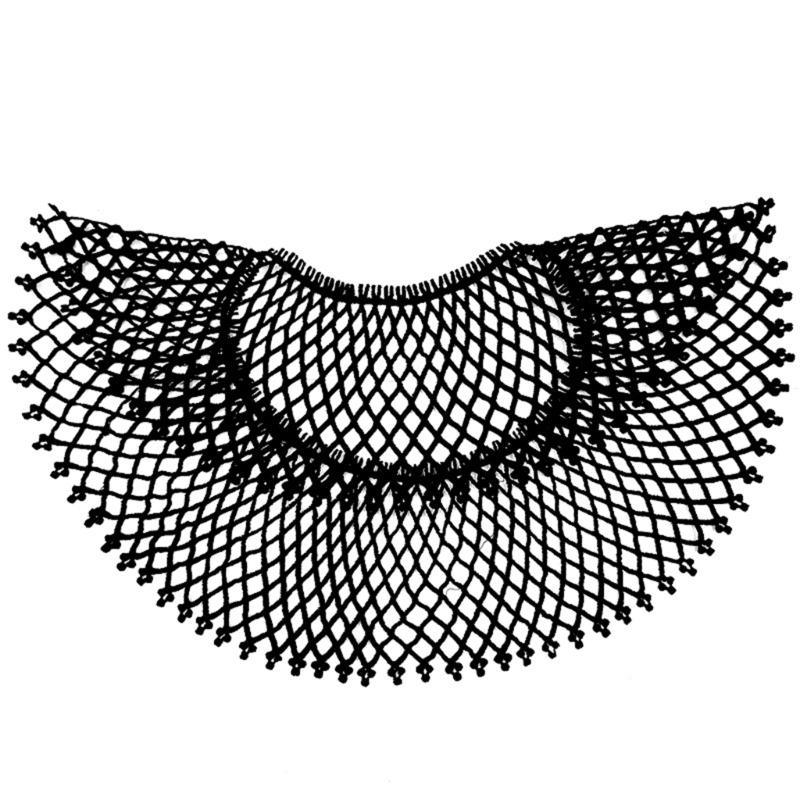 Дышащая сетчатая манишка, съемный воротник, эластичный фальшивый воротник, шейное украшение для женщин, девушек, для формальных мероприятий, модный аксессуар