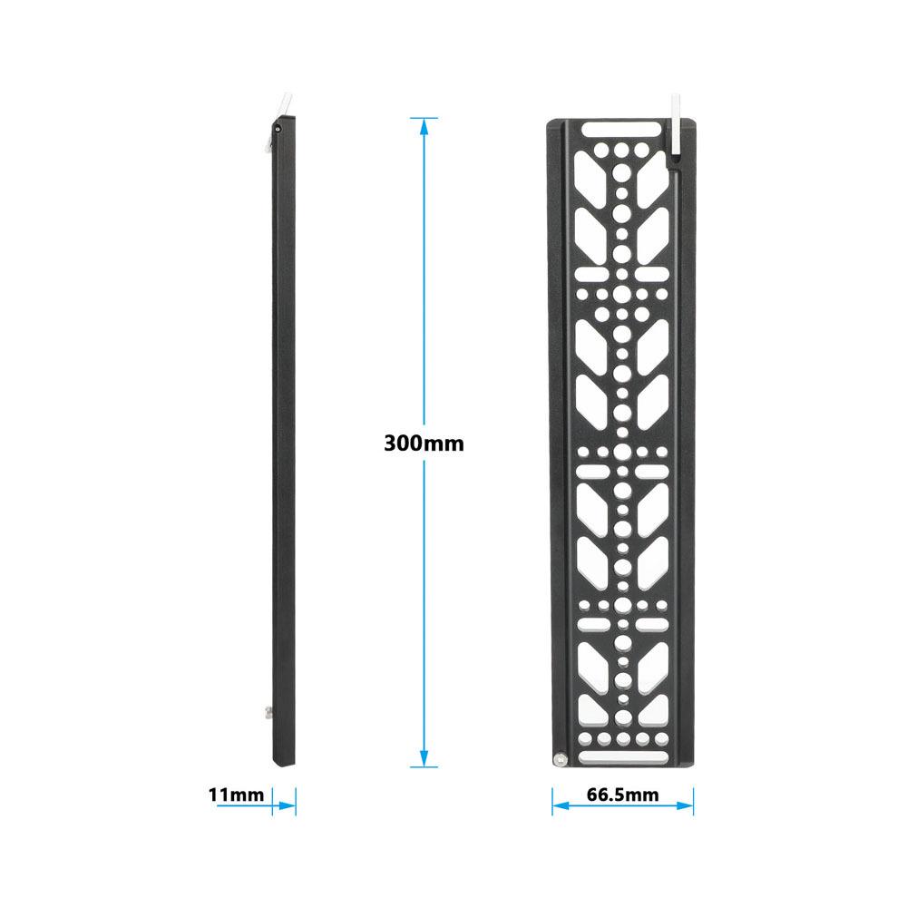 HDRIG 12" Arri Dovetail Plate 300MM, Multi-hole Universal Base Plate 3869