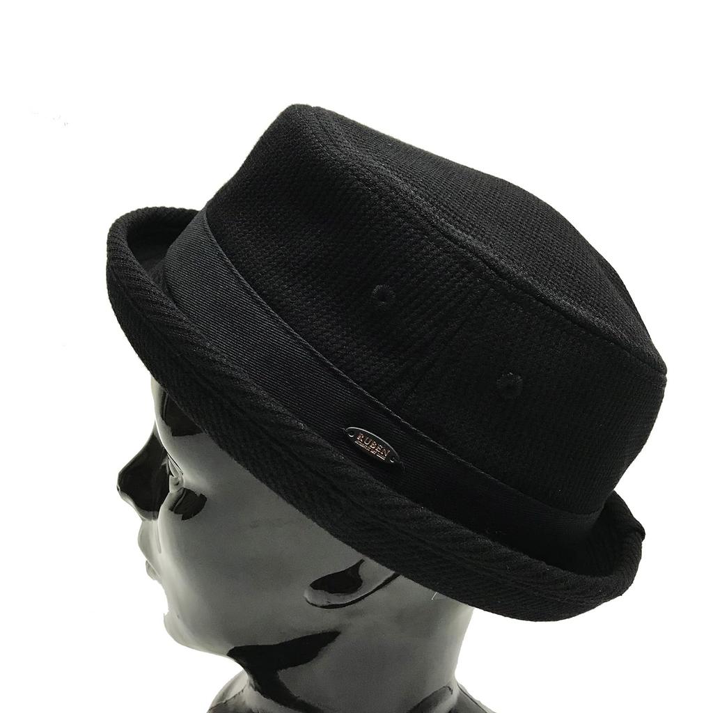 Reuben THERMAL PORK PIE Custom Plus Sizes Free Black HAT, Design, Available, Size,